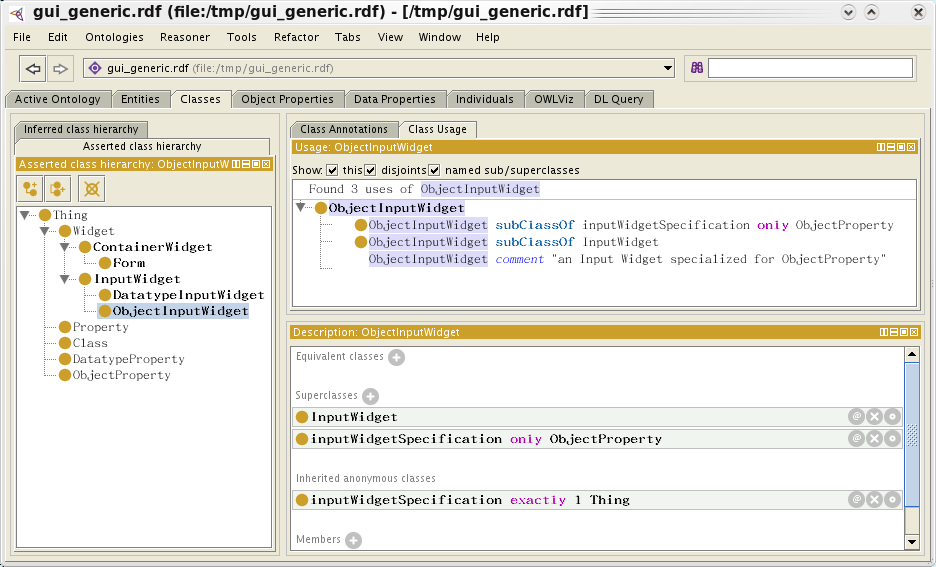 gui_generic ontology in Protg